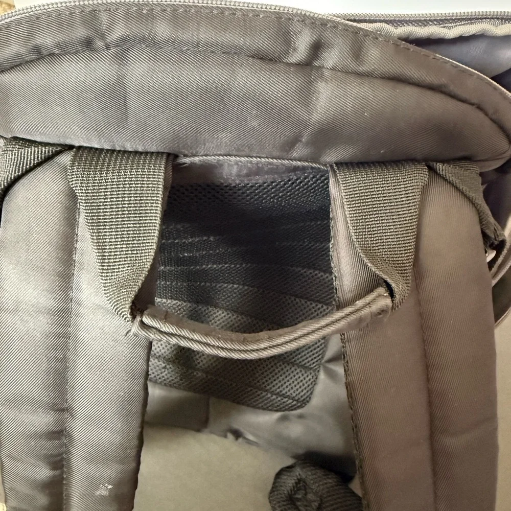 Sleek Black Multi-Pocket Baby Diaper Backpack black